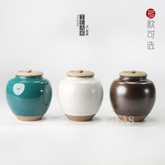 Guan tea authentic small seal tea warehouse pottery glaze antique tea pot Zhuo Wenrunruyu Azure
