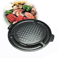 Heavy barbecue dish, Korean big type smoke exhaust carbon oven, barbecue pot, baking pan around can roast chicken cake
