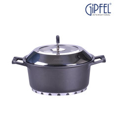 Germany GiPFEL cooking pot pot stew pot stew pot boiling 2024 28cm less smoke Bright white [simple packaging] -340ML