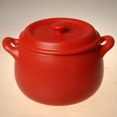 [K+dep] Japanese treasure spot Kaide ceramic double saucepan casserole stew stew pot soup pot trumpet yellow