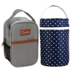 This cup insulation bag good magician S231 like India Tiger stew pot Cup set lunch box bag barrel thermos cup Blue