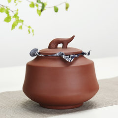 Yixing raw ore purple tea pot, ceramic tea pot storage sealed pot, Tieguanyin tea pot, tea box, tea box Yixing tea (a bumper grain harvest)