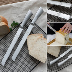 Stainless steel toast bread knife, serrated knife, cake saw knife, kitchen cooking knife, baking tools