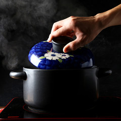 Zurich Home Furnishing casserole Japanese large capacity high temperature fire pot stew stew porridge pot soup pot trumpet