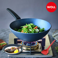 WOLL imported German sapphire series Chinese wok, non stick cooker, less lampblack, gas cooker, home 30cm