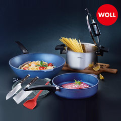 WOLL new kitchenware, imported German sapphire series wok, non stick pan, pan pan, pot set combination
