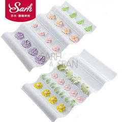 T0053 2 wave shaped fondant flowers hanging plate sugar dry flower board Kitchen Baking plastic tools