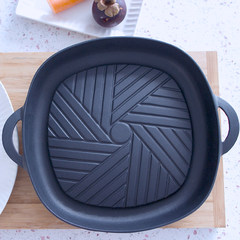 [spot] South Japan iron cast iron skillet, barbecue pot, Gen Gi Khan barbecue plate two size The trumpet (one)