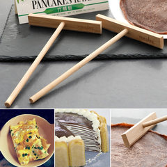Method of baking guest bamboo dragonfly pancake fruit cake scraper bamboo rake Fried Eggs pancake baking tools