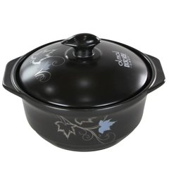 欧麦陶瓷砂锅炖锅汤煲汤锅韩式日式石锅煮粥耐高温明火砂锅包邮 2#1.6L