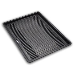 The stone square pan grill charcoal grill tray commercial household electric oven special commercial square tray