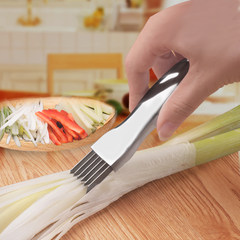 Cut onions for chopping artifact grater stainless steel cutters Qiecai machine cut onion kitchen knife tool Stainless steel onion cutting device