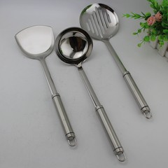German export 304 stainless steel cooking spoon spatula scoop shovel shovel fried frying oil filter strainer spoon soup ladle