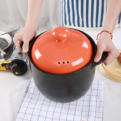 [Chinese] Jade Spring Chaoyang fire pot Japanese high-temperature ceramic pot soup pot casserole stew home Capacity 4L (for 3-5 people)