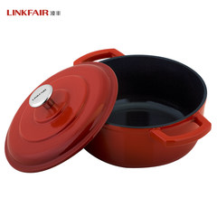 Ling Feng enamel cast iron pot pot stew thickened soup pot with electromagnetic oven cooker general 22.28cm 22cm