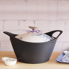 [BK Royal Delft] spot Holland Royal gold 24cm 3.6L cast iron pot stew pot