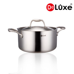 Deluxe/ denas Germany imported 304 stainless steel pot steamer composite electromagnetic oven with thickened shipping 20x12.5cm