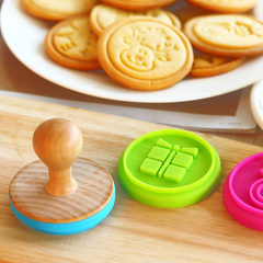 Exhibition art cartoon cookie mould, silicone seal, stainless steel biscuit cutting mould, DIY cake mould set gules