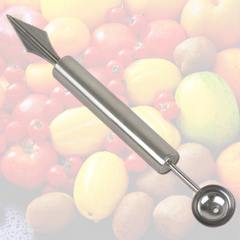 Beautiful and clean fruit carving knife, digging ball device, digging ball spoon, fruit digging spoon, stainless steel ice cream, digging watermelon pulp