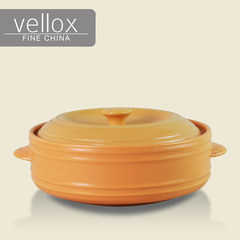 Shipping only pleasure Yixing pot pot / tableware / soup / heat-resistant ceramic pot stew casserole 2L black