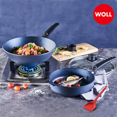 WOLL Germany imported elegant diamond series wok, pot set, non stick cooker, less fumes, home gas Specials