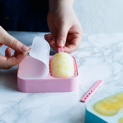 Wonderful HOME platinum silicone ice cream ice cream popsicle mold mold mold mold mold DIY household popsicle popsicles Blue mold