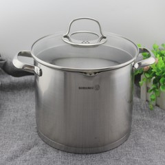 Special offer for export to the United States 18-10 stainless steel pot soup pot stew pot bottom cooker gas stove general 24