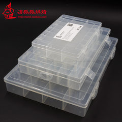 24/36/32 export of transparent plastic flower mouth box decorating mouth box mold pigment box 36 cell medium size