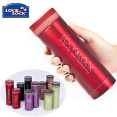 LOCK&LOCK Cup stainless steel thermos cup cup dainty men and women students LHC560 Wine red 200ml