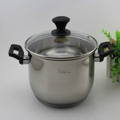 Export clearance blemish France 18-10 stainless steel pot 304 soup pot stew pot soup pot bottom 22