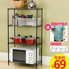 Kitchen shelf, metal shelf, living room shelf, bathroom floor, multi layer storage rack, bathroom storage rack A 60X30X108CM (silver)