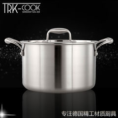 Germany TRK stainless steel pot pot soup pot stew 304 steamer five layer steel electromagnetic oven gas boiler general 24CM pot