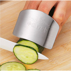 不锈钢护手器 切菜护手器 不锈钢手指卫士 护指器 创意厨房小工具