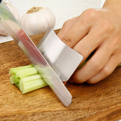 Stainless steel cutting finger protector Qiecai hand guard anti kitchen chopping hand cutting tool creative