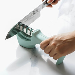 Blue lotus family kitchen knife three segment multifunctional quick kitchen knife sharpener small utility tool Knife sharpener