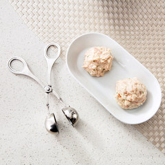 Stainless steel maker DIY fish meatball gadget the creative kitchen from die dig ball spoon trumpet