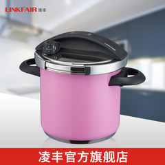 Ling Feng 304 stainless steel pressure cooker pressure cooker 20cm pressure cooker 5.5L soup cooker electromagnetic flame general LFPC-JD5505
