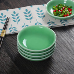 Longquan celadon vinegar dish ceramic 4 inch seasoning dish with creative dishes, household utensils, sauces, dishes, dishes Di punch'ong