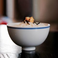 New creation, Jingdezhen ceramic bowl, Chinese tableware, traditional rice bowl, handmade blue edge bowl, home special package white