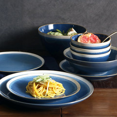 6 inch ceramic household noodle bowl large bowl large Nordic salad bowl under glaze dish bowl near West plate 8&rdquo tray;