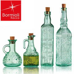 Italy tanyun kitchen seasoning bottles of imported cork glass bottle a bottle of soy sauce vinegar olive oil Fisoro 720ml (Dan Zhi)