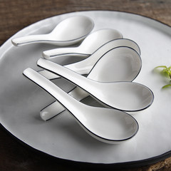 Porcelain tableware ceramic spoon spoon spoon Western ceramic creative home European style new bone spoon Small spoon