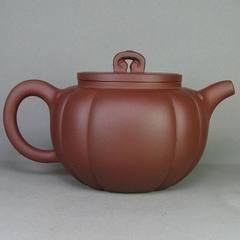 A pot of tea country technology division Xu Xinliang auspicious ore trough Qing genuine handmade teapot