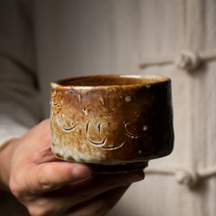 Jingdezhen large ancient firewood Dexin Pavilion tea cup Masters Cup tea cup woodkiln Style four