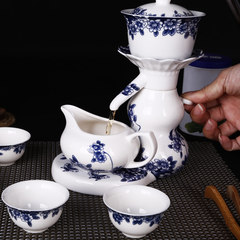 Tea sets, special sets of tea sets, ceramic tea sets, creative semi-automatic tea bag mail Bright white [simple packaging] -340ML
