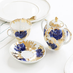 MY - Lomonosov Golden garden Golden Garden Russian porcelain cup / pot / PAN Teapot