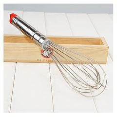 Hand operated egg whisk, stainless steel butter batter, portable household mixer, baking kitchen gadget