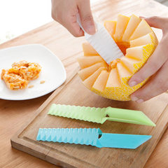 Creative fruit and vegetable knife, kitchen gadget, multifunctional fruit knife, tofu, yam slicing knife, cooking utensils, carving knife