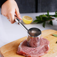 High grade stainless steel meat hammer kitchen gadget, double sided meat hammer, pine hammer steak, pork hammer Stainless steel meat hammer