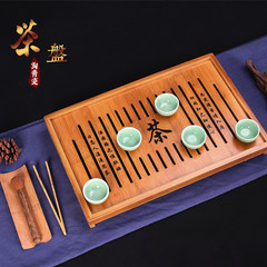 Amoy celadon tea water bamboo tea tray tea sets tea Kung Fu tea tea water trumpet small bamboo Tea tray